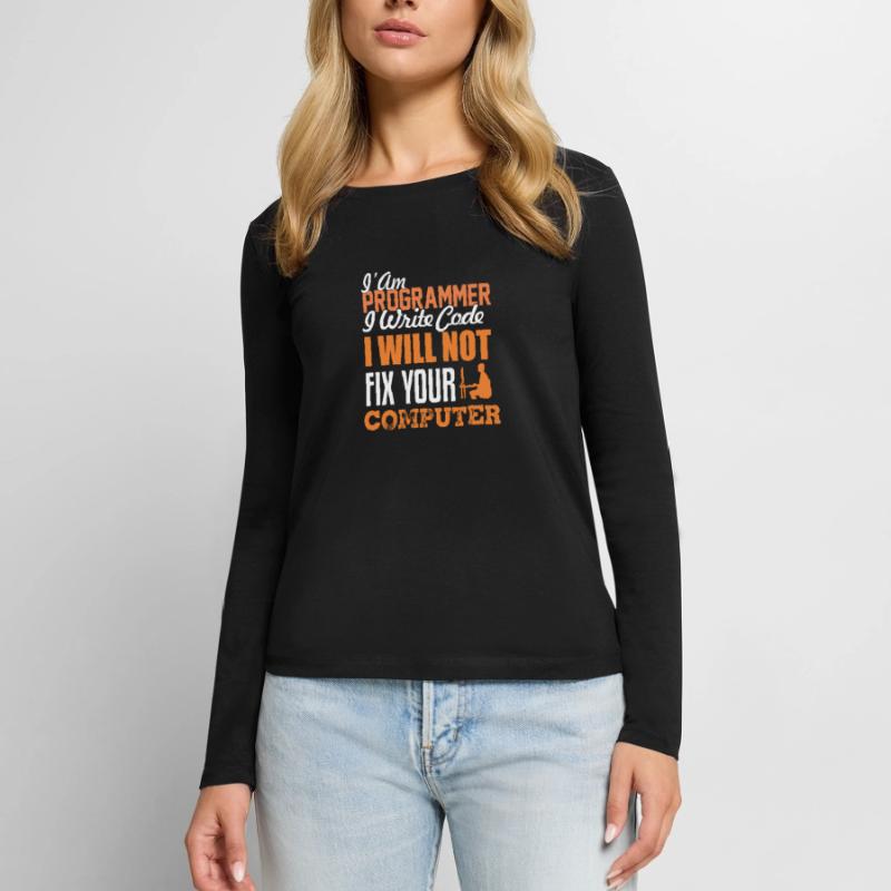 Developer programmer Women's Premium Organic Long Sleeve Shirt