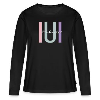 Stolze IUI Mama IUI Intrauterine Insemination Mama - Frauen Premium Bio Langarmshirt - Schwarz - Vorne - Julia (174cm)