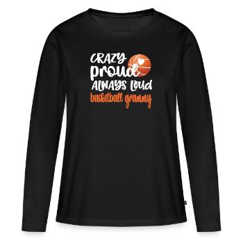 Grammy Grandma Par Basketteur Basketball Grammy - T-shirt manches longues Premium bio Femme - noir - Devant - Julia (174cm)