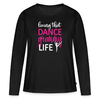 Proud Dance Grammy Grandma Par Dancer Dance Grammy - T-shirt manches longues Premium bio Femme - noir - Devant - Julia (174cm)