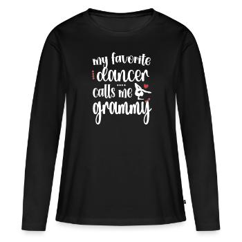 Fier Dance Grammy Grandma De Dancer Dance Grammy - T-shirt manches longues Premium bio Femme - noir - Devant - Julia (174cm)