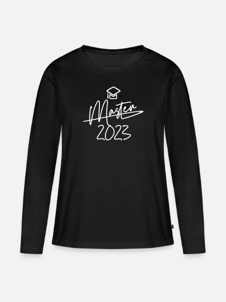 Master 2023 - Frauen Premium Bio Langarmshirt - Schwarz