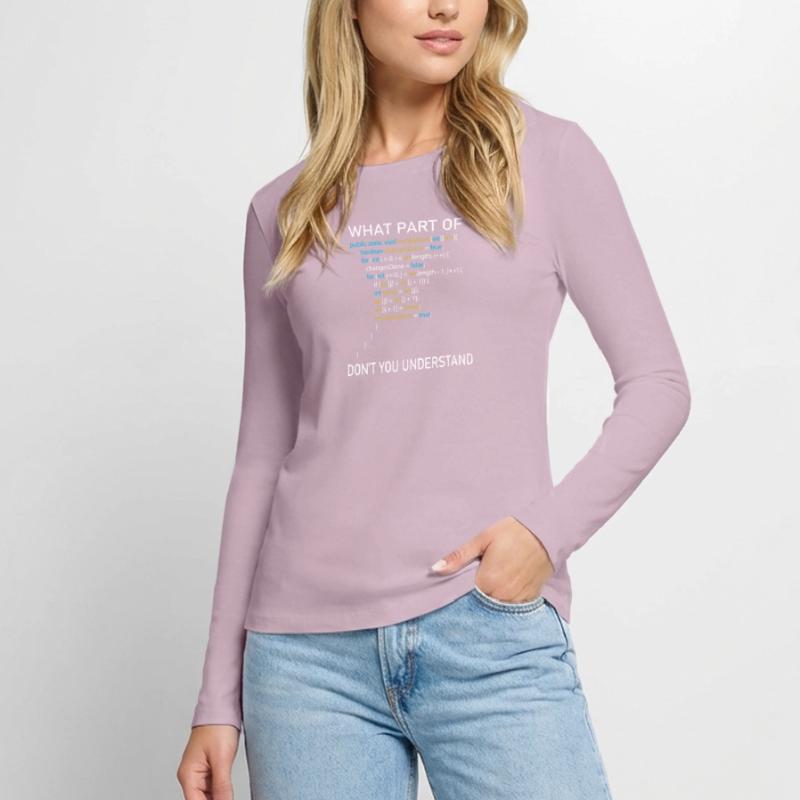 Programmierer Spruch Informatiker Geschenkidee Frauen Premium Bio Langarmshirt