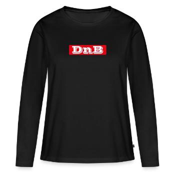 Drum and Bass Geschenk Idee DnB - T-shirt manches longues Premium bio Femme - noir - Devant - Julia (174cm)