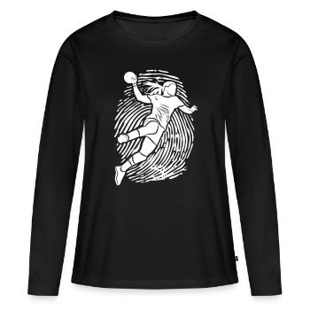 F-DNA - Women's Premium Organic Long Sleeve Shirt - black - Front - Julia (174cm)