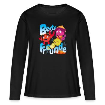 Maari - Abenteuer Am Riff Das Beste Team - Frauen Premium Bio Langarmshirt - Schwarz - Vorne - Julia (174cm)