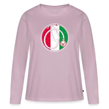 Italienische Krankenschwester, Staatlich Geprüfte - Frauen Premium Bio Langarmshirt - Altrosa - Vorne - Julia (174cm)