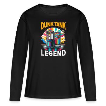 Dunk Tank Carnival Fair Circus Goer Dunking Booth - Women's Premium Organic Long Sleeve Shirt - black - Front - Julia (174cm)