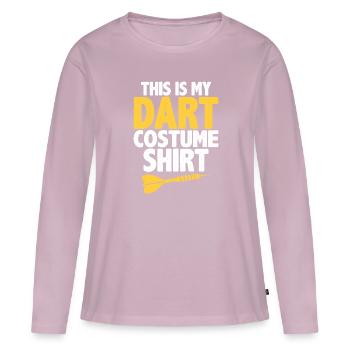 This is my dart costume shirt - Women's Premium Organic Long Sleeve Shirt - dusky pink - Front - Julia (174cm)