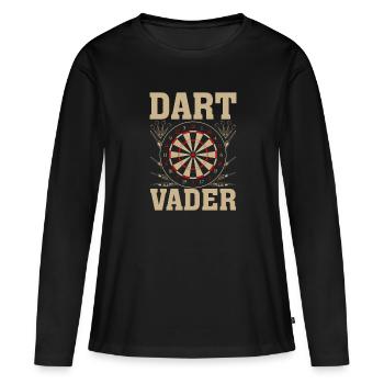 Dart Vader - Frauen Premium Bio Langarmshirt - Schwarz - Vorne - Julia (174cm)