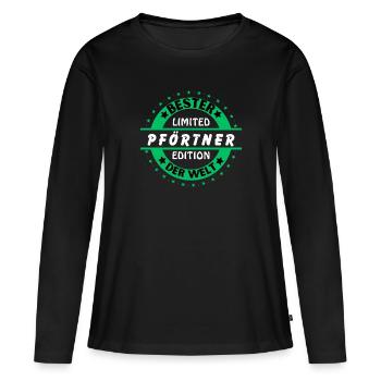 Best doorman in the world - Women's Premium Organic Long Sleeve Shirt - black - Front - Julia (174cm)