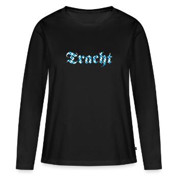 Costume - T-shirt manches longues Premium bio Femme - noir - Devant - Julia (174cm)
