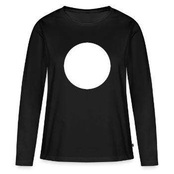 Cercle - T-shirt manches longues Premium bio Femme - noir - Devant - Julia (174cm)