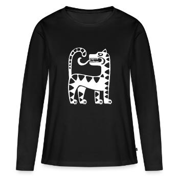 Culture inca, Amérique latine - T-shirt manches longues Premium bio Femme - noir - Devant - Julia (174cm)