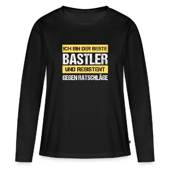 Resistant Tinkerer - Women's Premium Organic Long Sleeve Shirt - black - Front - Julia (174cm)