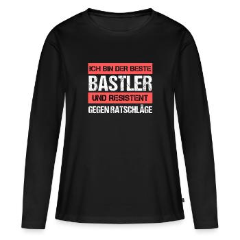 Resistant Tinkerer - Women's Premium Organic Long Sleeve Shirt - black - Front - Julia (174cm)