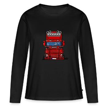 0777 RED TRUCK SWEDEN - Women's Premium Organic Long Sleeve Shirt - black - Front - Julia (174cm)