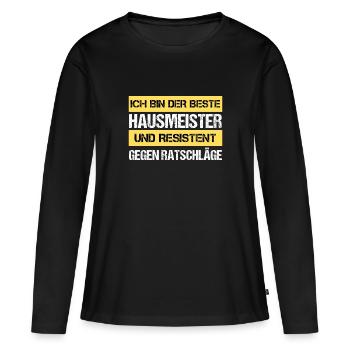 Resistant Janitor - Women's Premium Organic Long Sleeve Shirt - black - Front - Julia (174cm)