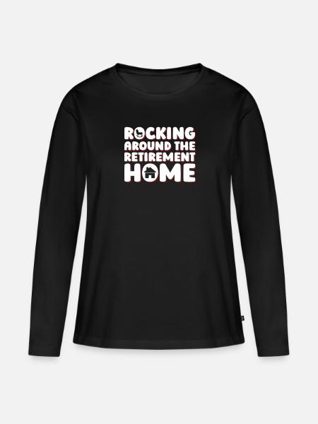 Rentner Rente Rentner - Frauen Premium Bio Langarmshirt - Schwarz