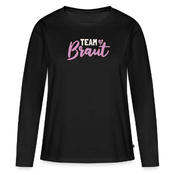 Bachelorette Party Jga - Frauen Premium Bio Langarmshirt - Schwarz - Vorne - Julia (174cm)