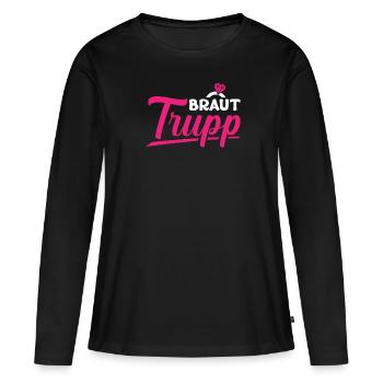 Bachelorette Party Jga - Frauen Premium Bio Langarmshirt - Schwarz - Vorne - Julia (174cm)
