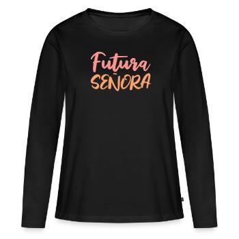Bachelorette Party Jga - Frauen Premium Bio Langarmshirt - Schwarz - Vorne - Julia (174cm)