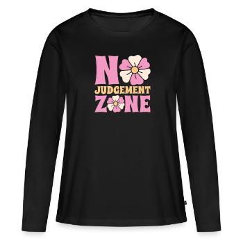 Mom Mom - Women's Premium Organic Long Sleeve Shirt - black - Front - Julia (174cm)