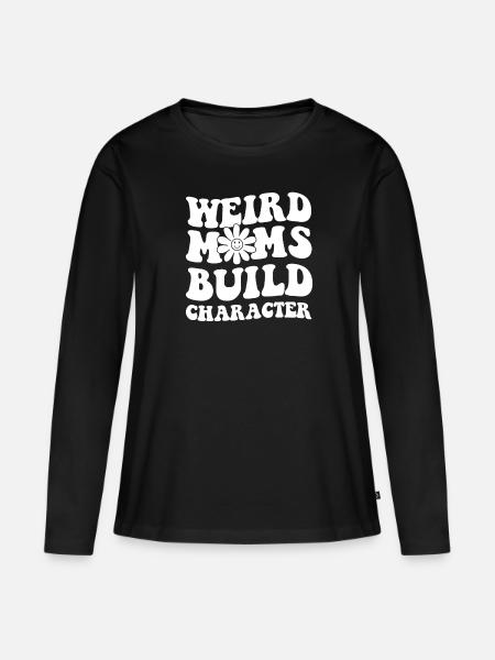 Mama Mutter - Frauen Premium Bio Langarmshirt - Schwarz