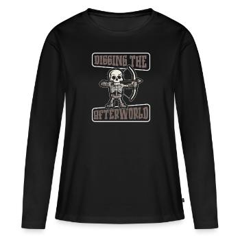 Archery Archery Archery Archer - Women's Premium Organic Long Sleeve Shirt - black - Front - Julia (174cm)