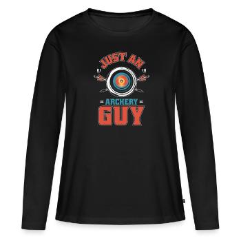 Archery Archery Archery Archer - Women's Premium Organic Long Sleeve Shirt - black - Front - Julia (174cm)