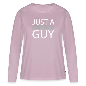 Skydiving - Women's Premium Organic Long Sleeve Shirt - dusky pink - Front - Julia (174cm)
