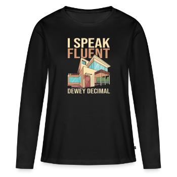 Architecte Architecture - T-shirt manches longues Premium bio Femme - noir - Devant - Julia (174cm)