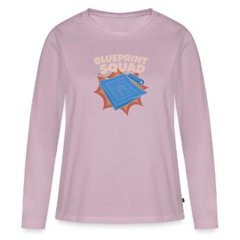 Architect Architecture Squad - Women's Premium Organic Long Sleeve Shirt - dusky pink - Front - Julia (174cm)