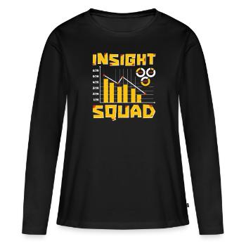 Berater Kader - Frauen Premium Bio Langarmshirt - Schwarz - Vorne - Julia (174cm)