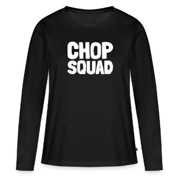 Klimaforscher Kader - Frauen Premium Bio Langarmshirt - Schwarz - Vorne - Julia (174cm)