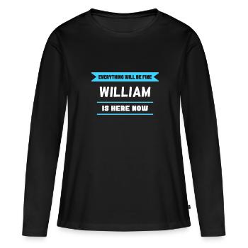 William Name Saying für stolze Williams - Frauen Premium Bio Langarmshirt - Schwarz - Vorne - Julia (174cm)