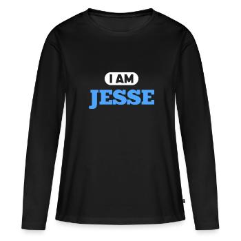 Jesse Name Saying für stolze Jesses - Frauen Premium Bio Langarmshirt - Schwarz - Vorne - Julia (174cm)