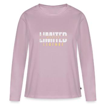 Limited Mage Legend. - Women's Premium Organic Long Sleeve Shirt - dusky pink - Front - Julia (174cm)