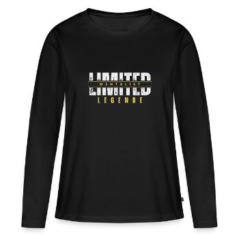 Légende mentaliste limitée. - T-shirt manches longues Premium bio Femme - noir - Devant - Julia (174cm)