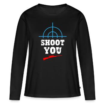 Shoot You - Sniper - Women's Premium Organic Long Sleeve Shirt - black - Front - Julia (174cm)