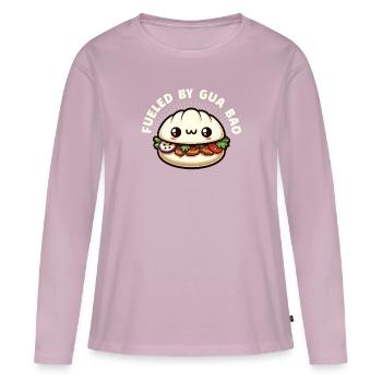 Gua Bao Asian Food Lover China Vietnam Kawaii - Women's Premium Organic Long Sleeve Shirt - dusky pink - Front - Julia (174cm)