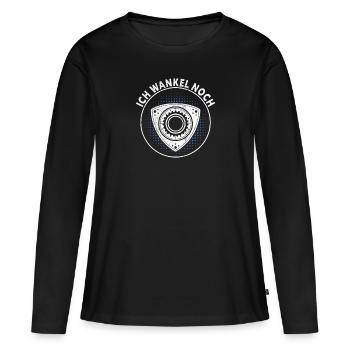 Wankel engine revolutions car freak car mechanic - Women's Premium Organic Long Sleeve Shirt - black - Front - Julia (174cm)