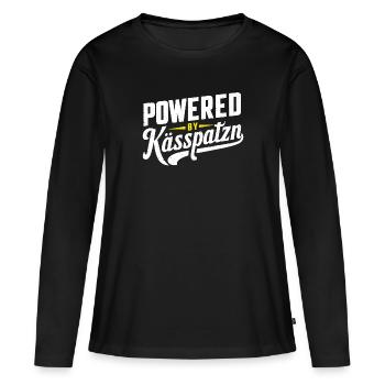 Fromage souabe Spätzle Dialecte Cuisine souabe - T-shirt manches longues Premium bio Femme - noir - Devant - Julia (174cm)