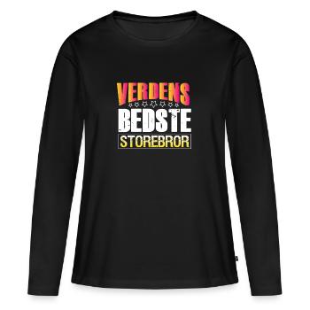 Les meilleurs grands frères samers du monde - T-shirt manches longues Premium bio Femme - noir - Devant - Julia (174cm)