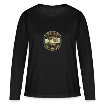 Sprüche - Frauen Premium Bio Langarmshirt - Schwarz - Vorne - Julia (174cm)