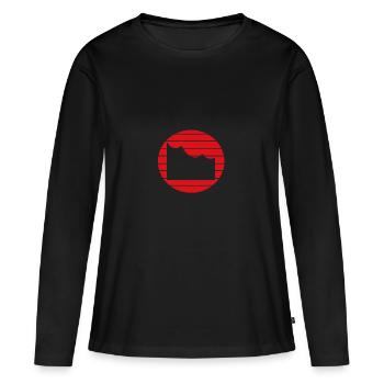 Orchestre philharmonique de l’Elbe - T-shirt manches longues Premium bio Femme - noir - Devant - Julia (174cm)