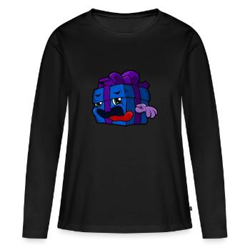 Christmas Gift Cartoon - Frauen Premium Bio Langarmshirt - Schwarz - Vorne - Julia (174cm)