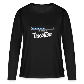 Écosse Drapeau écossais Alba GB Royaume-Uni - T-shirt manches longues Premium bio Femme - noir - Devant - Julia (174cm)