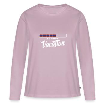 Thailand Fahne Thailändische Flagge Used Look - Frauen Premium Bio Langarmshirt - Altrosa - Vorne - Julia (174cm)