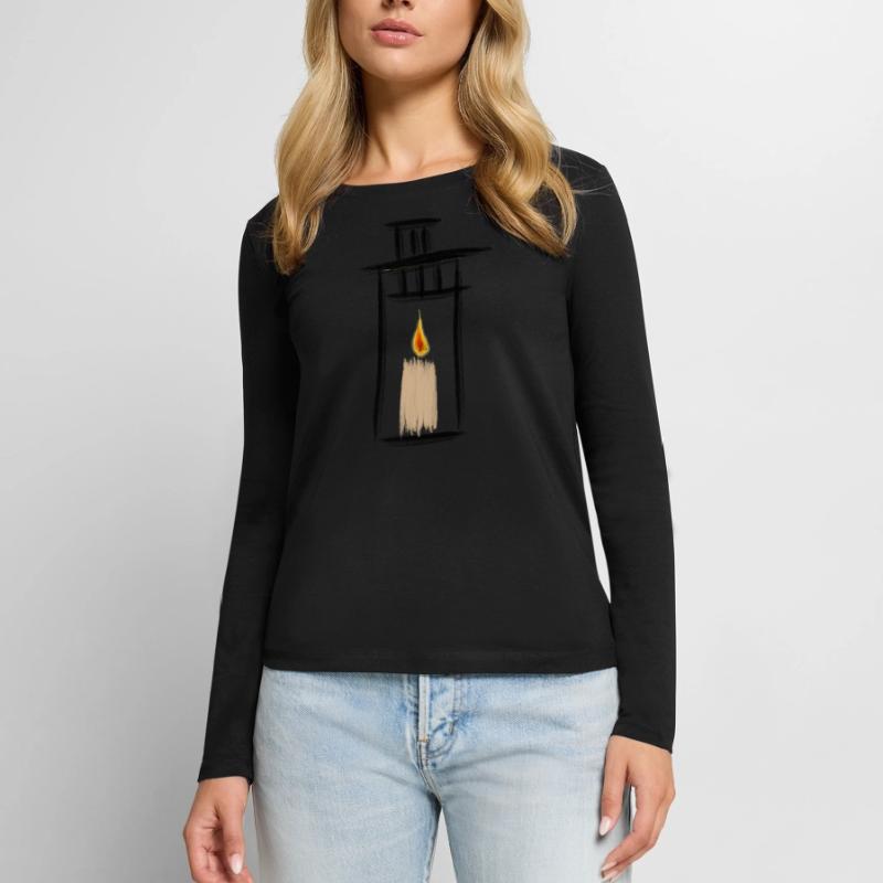 lanterne T-shirt manches longues Premium bio Femme